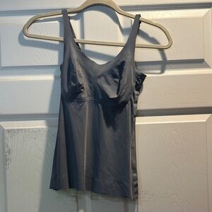 Ruby Ribbon Gray Second Skin Shapewear Cami Tank Top 32